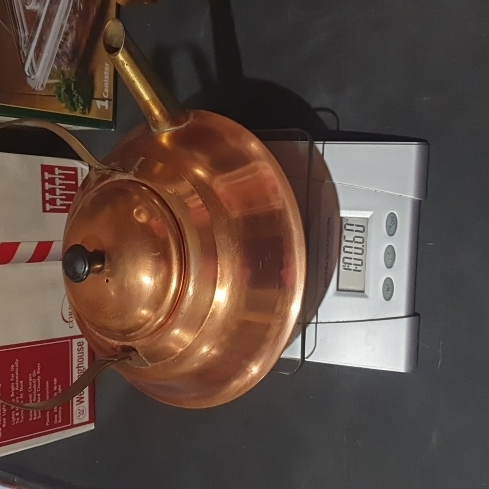 True Vintage genuine Copper tea pot kettle - Picture 9 of 9